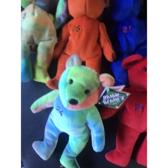 Bamm Beano's Lot Of 20 New NWT Baseball Player MLB Collection Beanie Free Ship - Picture 13 of 16